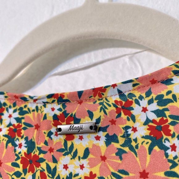 NWT Anthropologie x Maaji -Maxi kimono floral dress with ruffle skirt. Size M - Picture 6 of 12